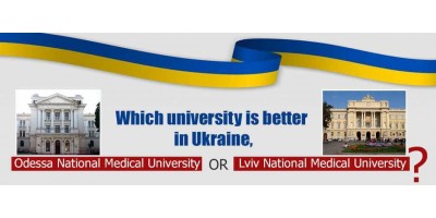 Which university is better in Ukraine, Odessa National Medical University or Lviv National Medical University?